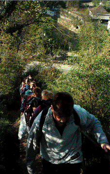 Aufstieg zur L&auml;gern